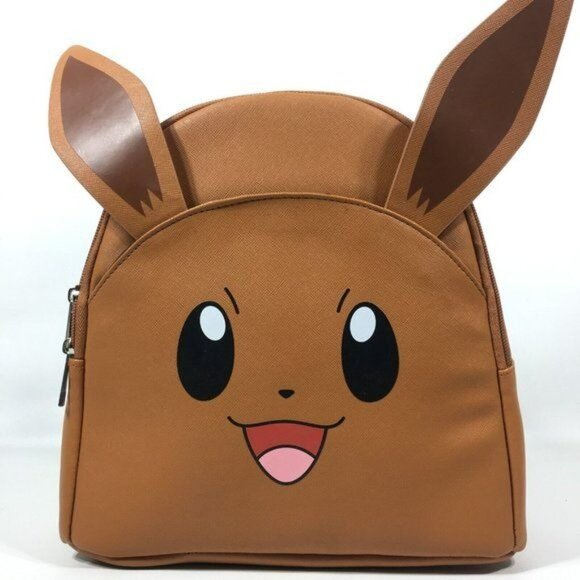 Pokemon Eevee Mini Backpack Brown - Picture 6 of 11